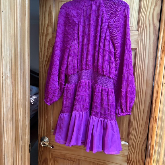 Monique Lhuillier Fuchsia Kids Dress - Picture 8 of 9